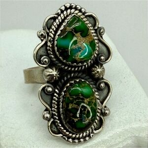 Sonora Gold Turquoise Double -RING